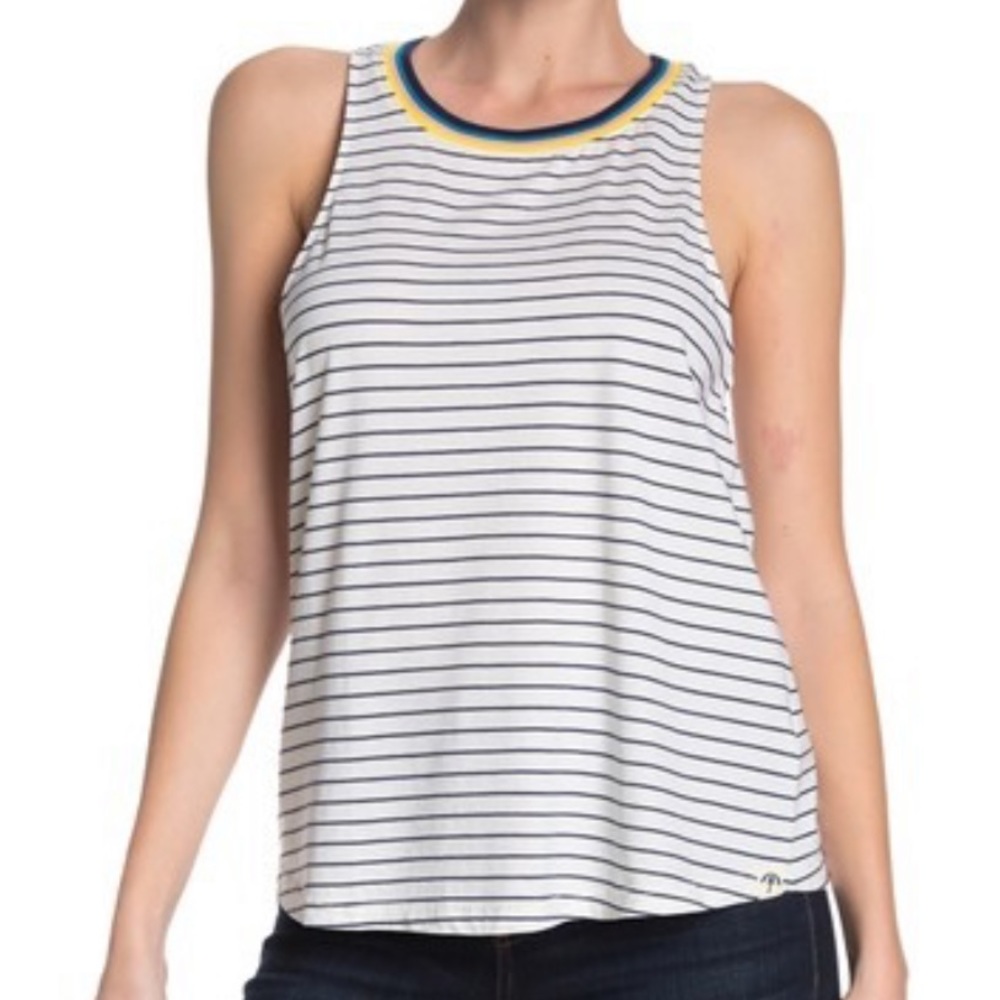 Splendid Under the Sun Stripe Print Tank Top